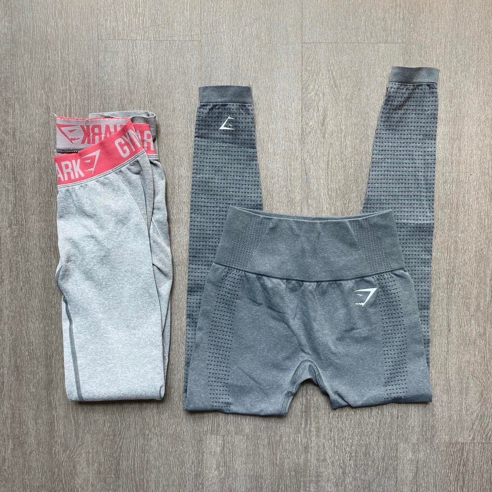 Gymshark Bundle XS Grey Seamless Leggings